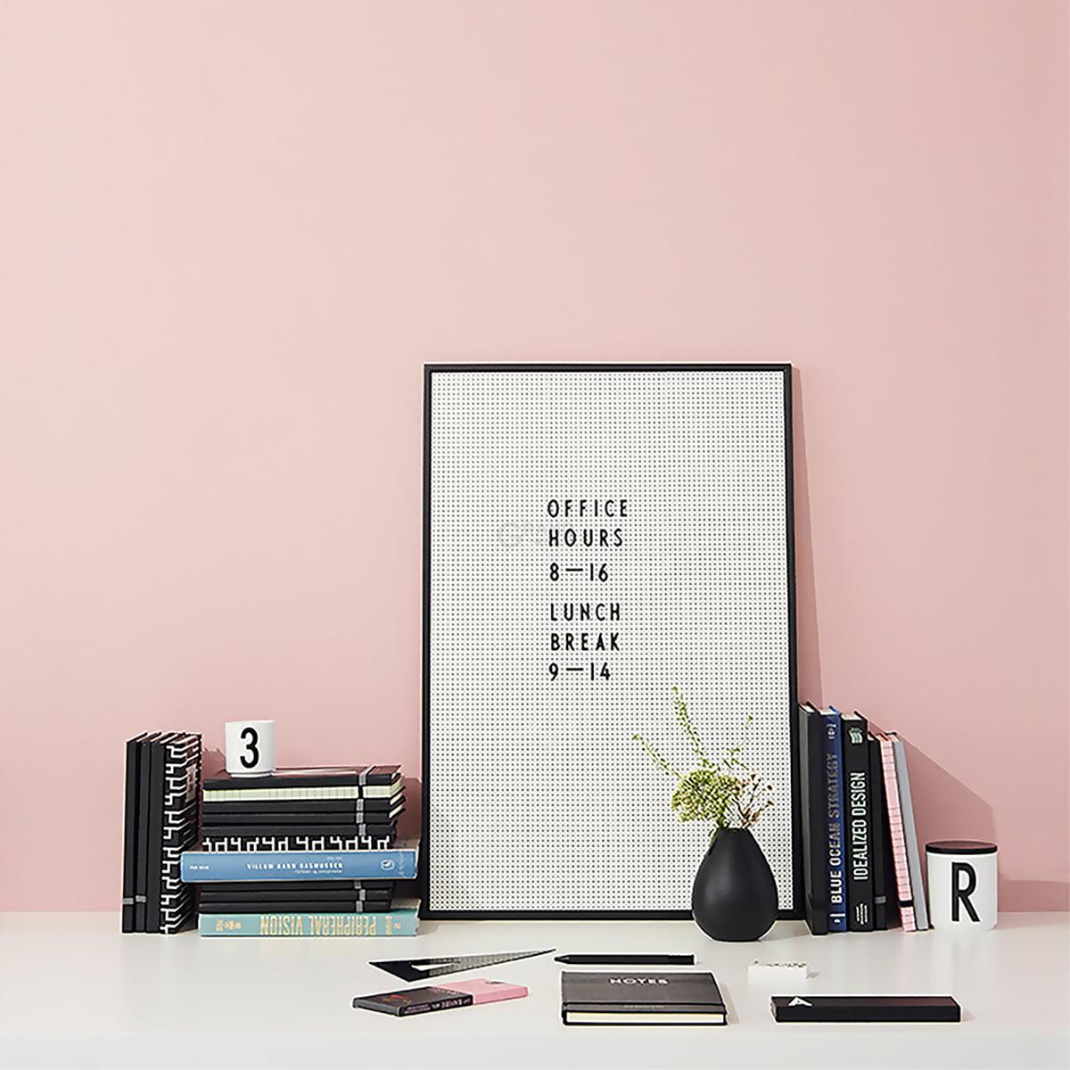 Design Letters Доска 59,4x42 см розовая Message Board | https://grandposuda.com.ua