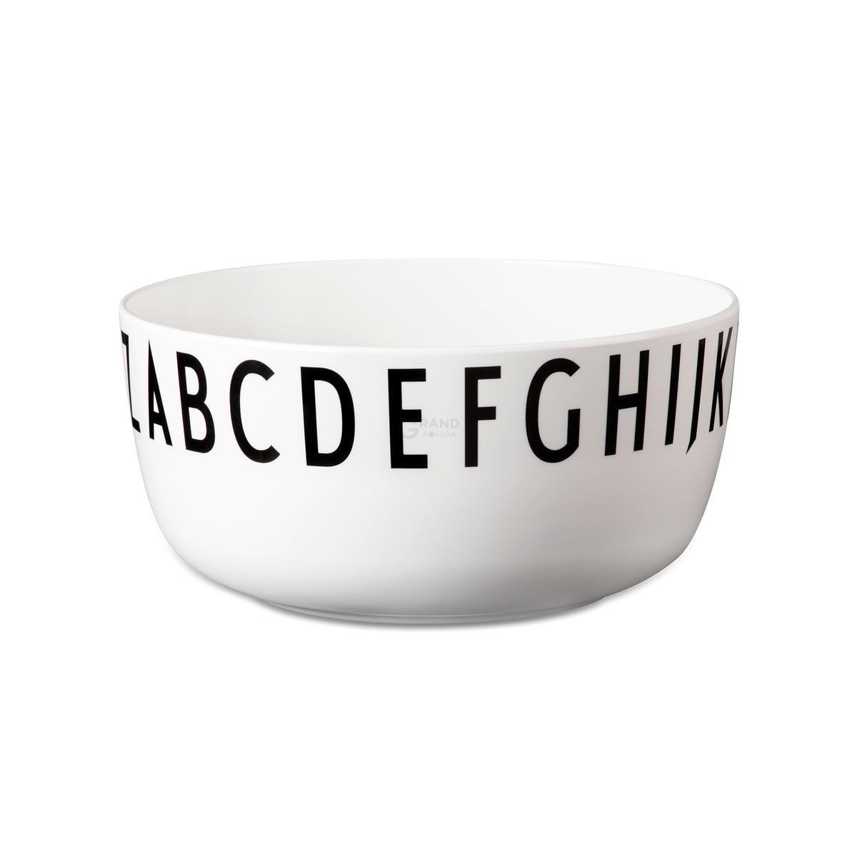 Design Letters Піала Ø 17,5 см чорно-біла Cooking Serving Bowl | https://grandposuda.com.ua