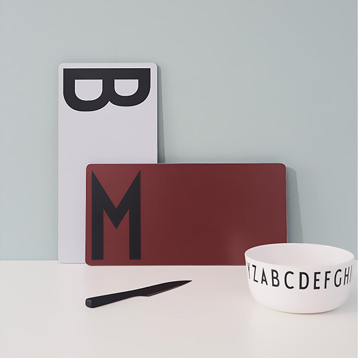 Design Letters Дошка для мяса 0,7x20x40 см червона Schneidebrett | https://grandposuda.com.ua