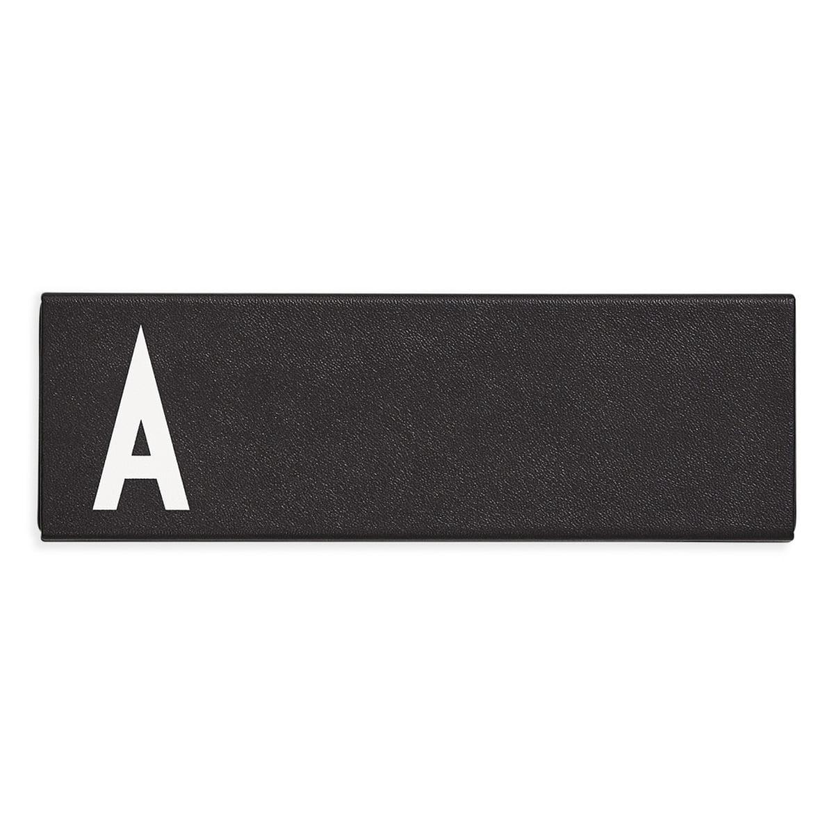 Design Letters Пенал A 1,4x5,5x16,5 см чорний Personal Pencil Case | https://grandposuda.com.ua