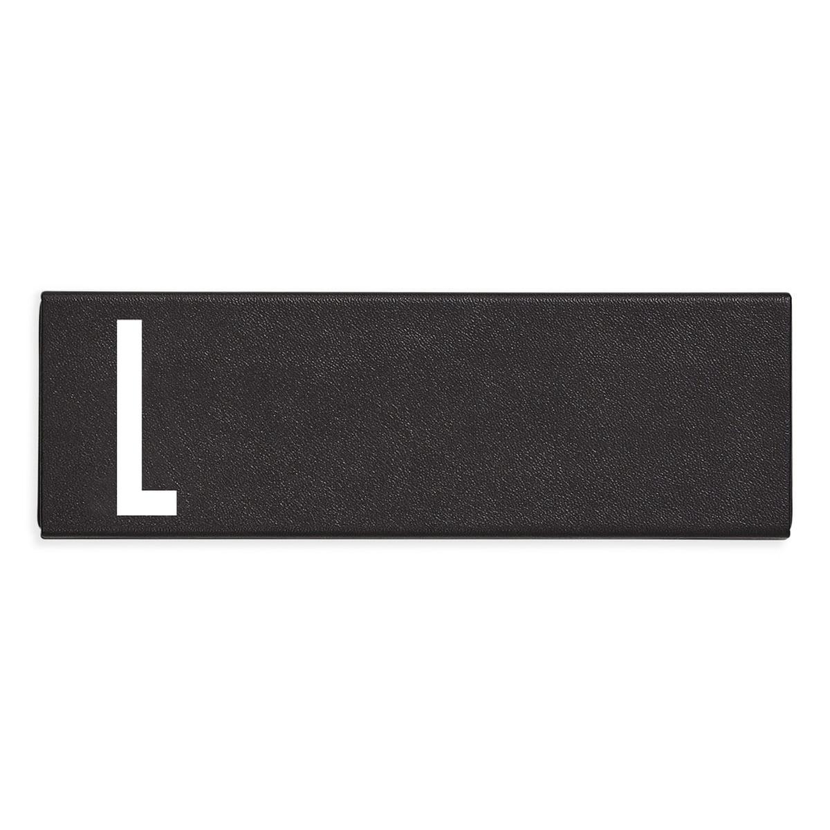 Design Letters Пенал L 1,4x5,5x16,5 см чорний Personal Pencil Case | https://grandposuda.com.ua
