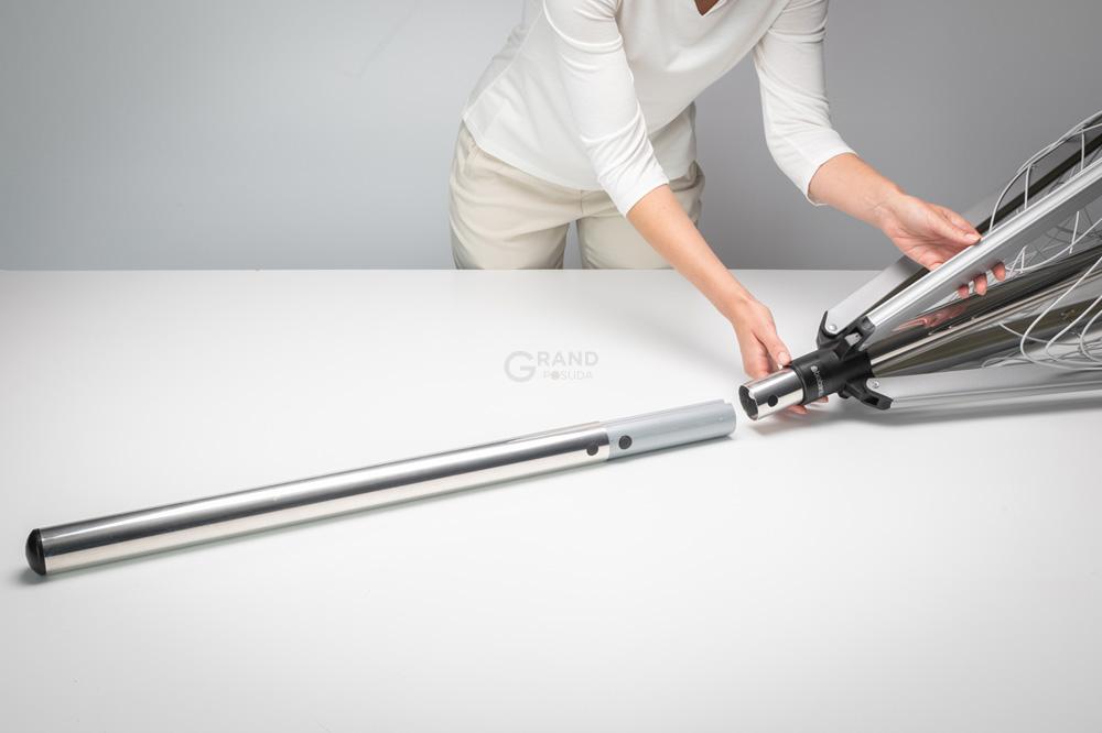 Brabantia Сушарка Вулична з розеткою для заземлення 40 м сіра Topspinner | https://grandposuda.com.ua
