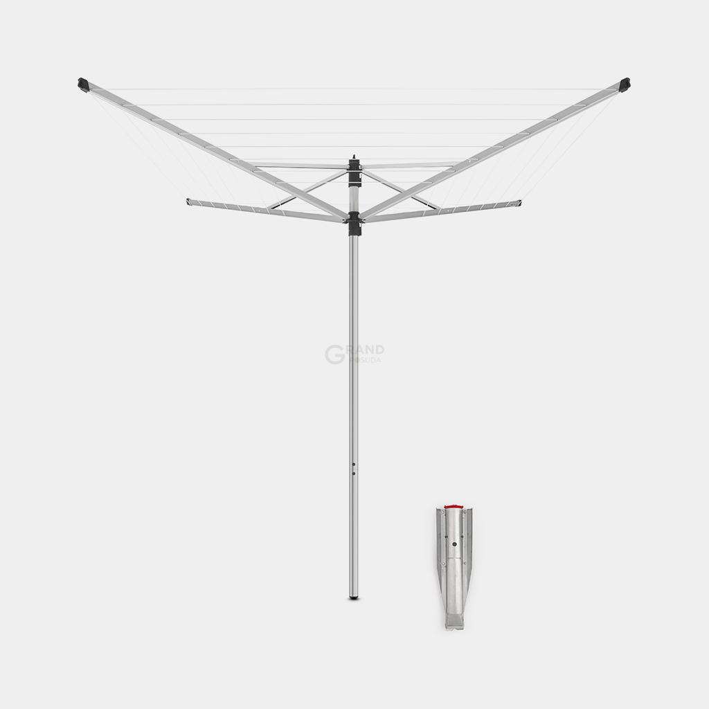 Brabantia Сушарка Вулична з розеткою для заземлення 40 м сіра Lift-O-Matic Brabantia Сушарка Вулична з розеткою для заземлення 40 м сіра Lift-O-Matic | https://grandposuda.com.ua