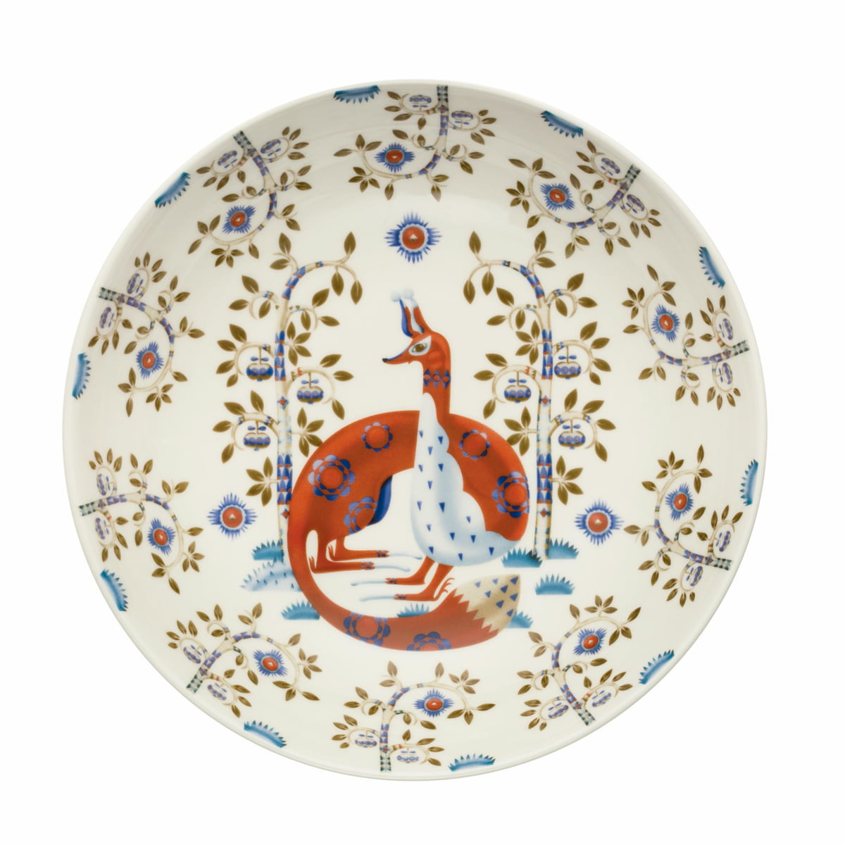 Iittala Тарілка Ø 22 см біла / мульти Taika 2017 | https://grandposuda.com.ua