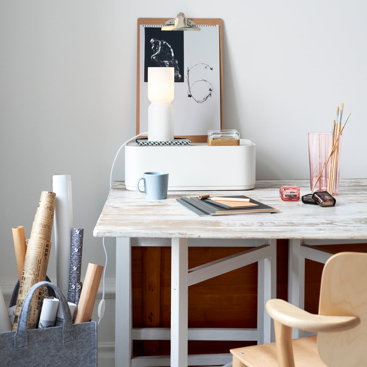 Iittala Ваза 22 см біла Aalto | https://grandposuda.com.ua