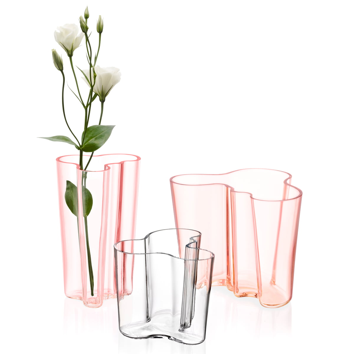 Iittala Ваза 22 см біла Aalto | https://grandposuda.com.ua