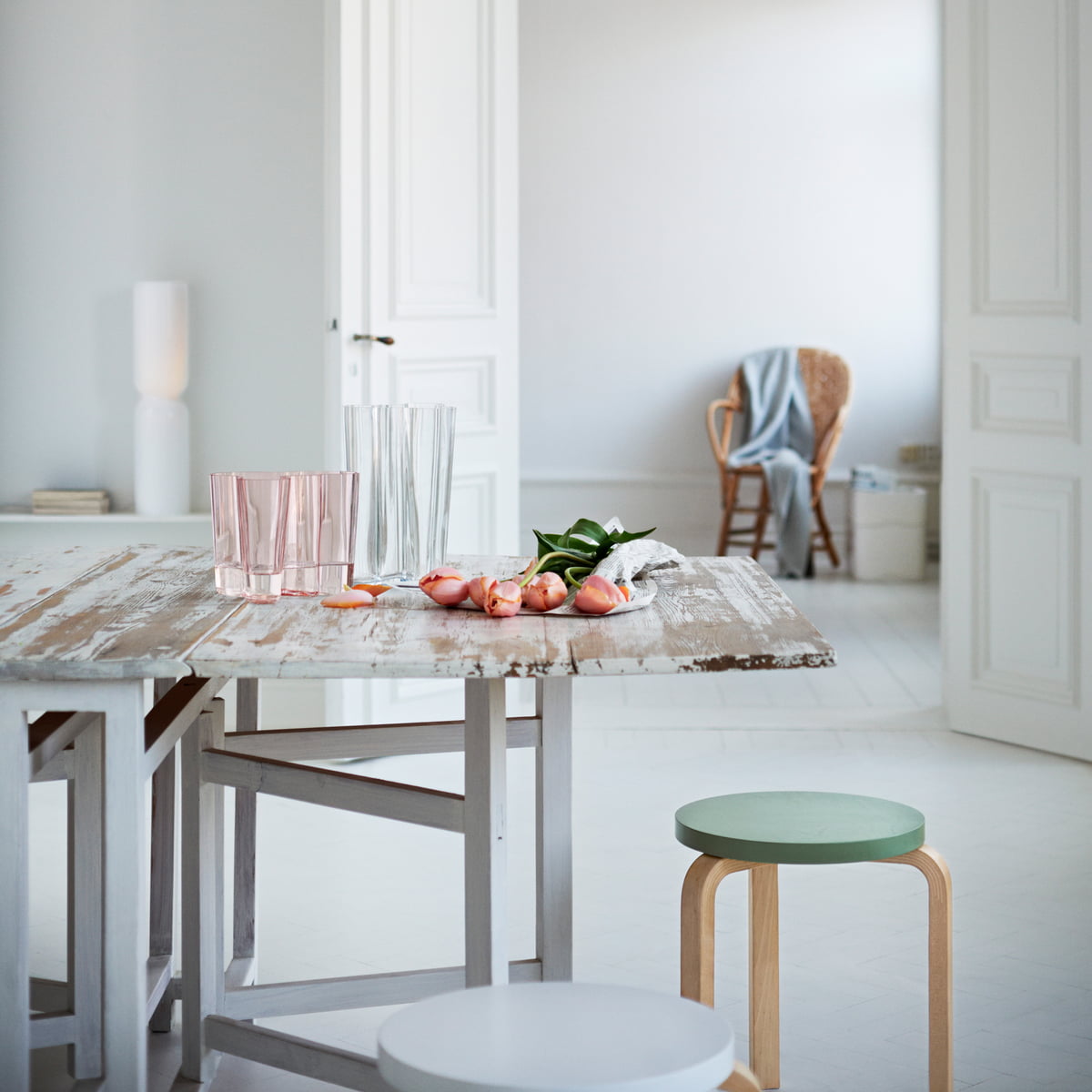 Iittala Ваза 22 см біла Aalto | https://grandposuda.com.ua