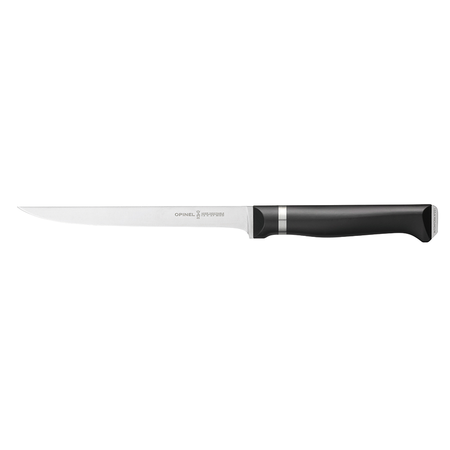 Opinel Нож кухонный 18 см металлик/черный Intempora | https://grandposuda.com.ua