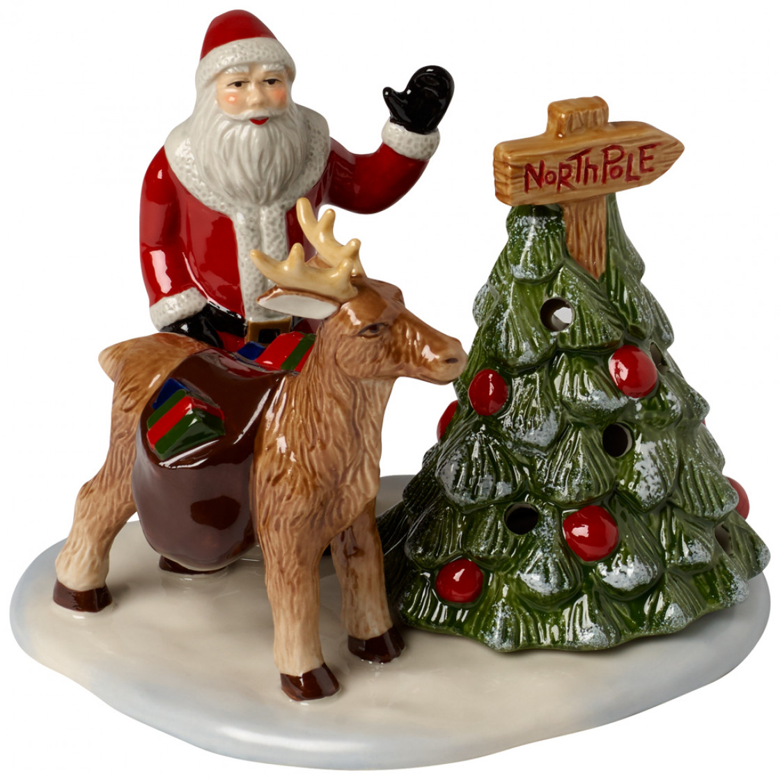 Villeroy & Boch Подсвечник для чайной свечи 'путь к Санте' 17 см Christmas Toys | https://grandposuda.com.ua