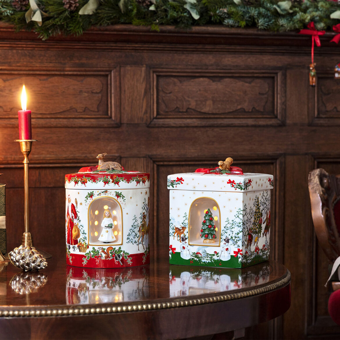 Villeroy & Boch Подарункова коробка кругла 17 x 17 x 21,5 см, Christmas Toys Memory | https://grandposuda.com.ua
