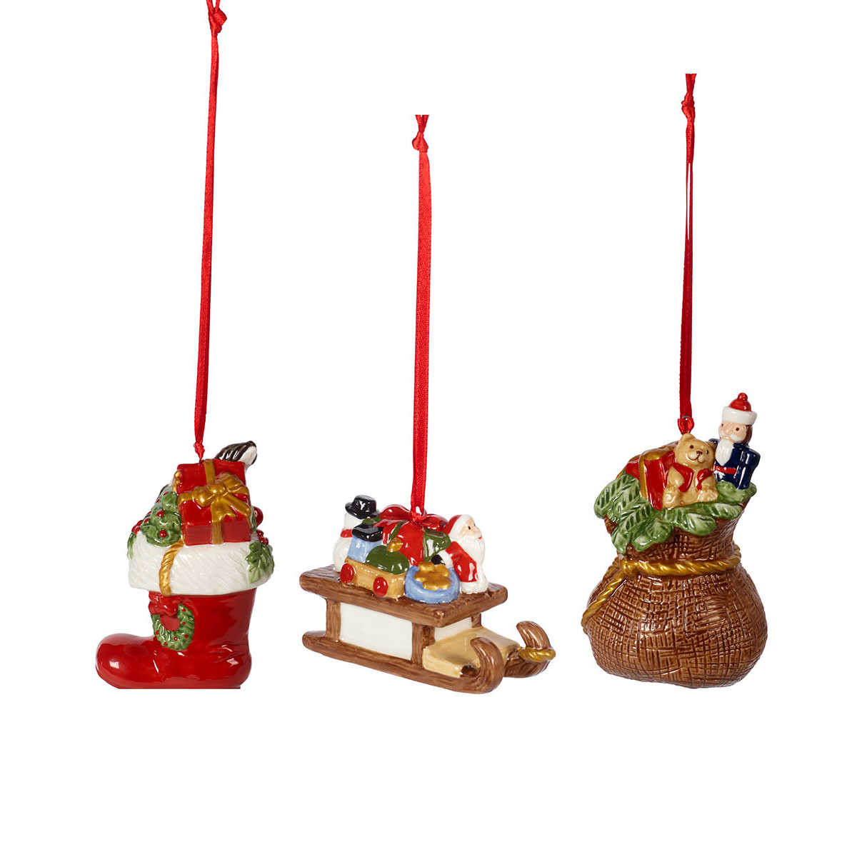 Villeroy & Boch Набор новогодних подвесок, 3 предмета, Nostalgic Ornaments | https://grandposuda.com.ua