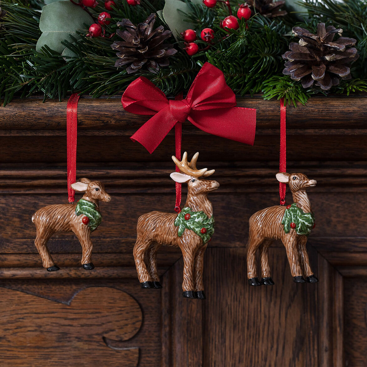 Villeroy & Boch Набор елочных игрушек 3 предмета 7 x 6 см, Nostalgic Ornaments | https://grandposuda.com.ua