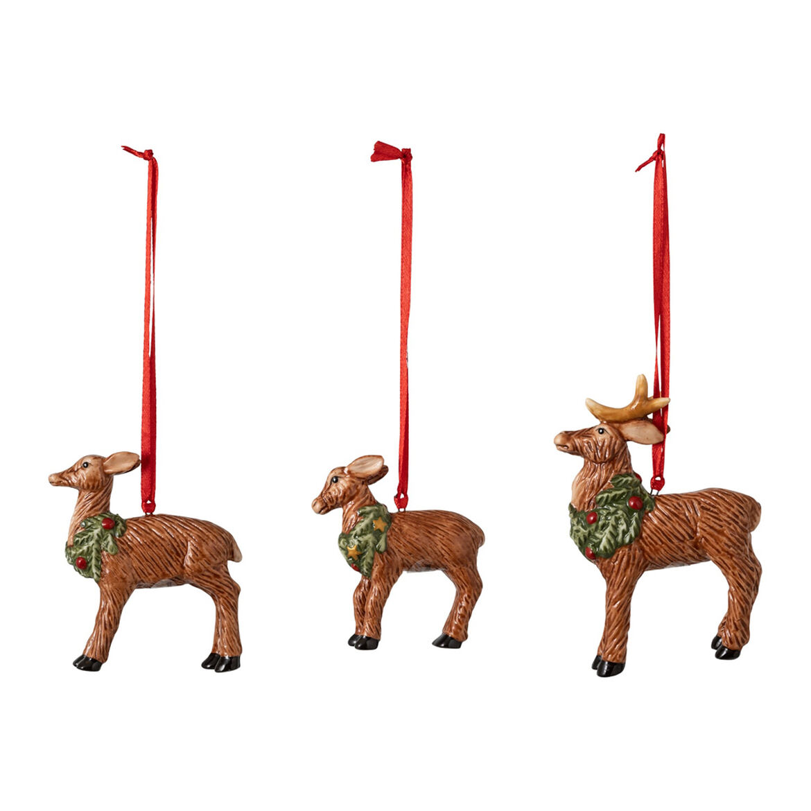 Villeroy & Boch Набор елочных игрушек 3 предмета 7 x 6 см, Nostalgic Ornaments | https://grandposuda.com.ua