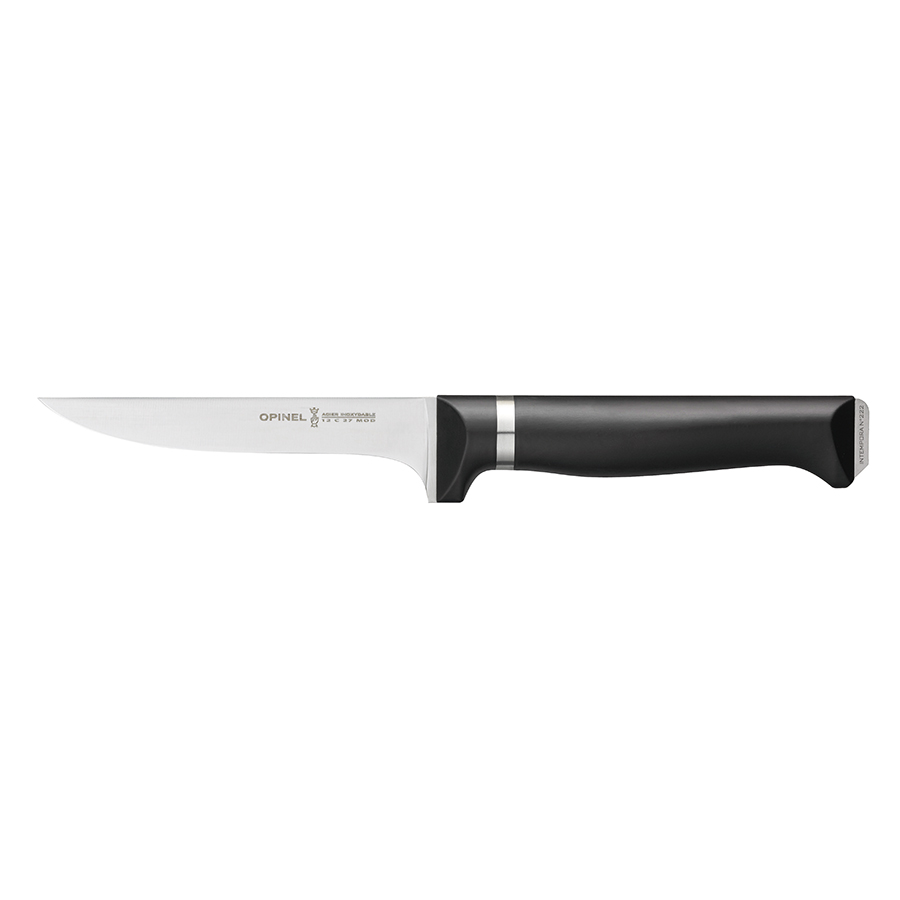 Opinel Нож кухонный 13 см металлик/черный Intempora | https://grandposuda.com.ua