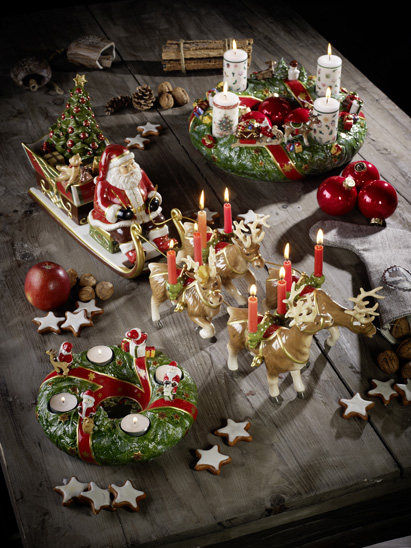 Villeroy & Boch Декорация новогодняя 'Олени Санта-Клауса' Christmas Toys Memory | https://grandposuda.com.ua