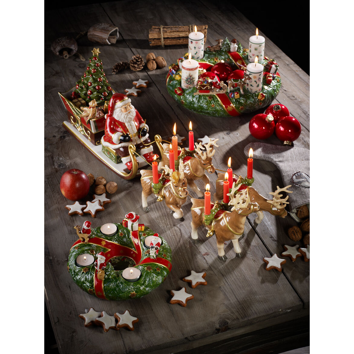 Villeroy & Boch СтатуеткаСанта з оленем 30 x 24 x 35 см, Christmas Toys Memory | https://grandposuda.com.ua
