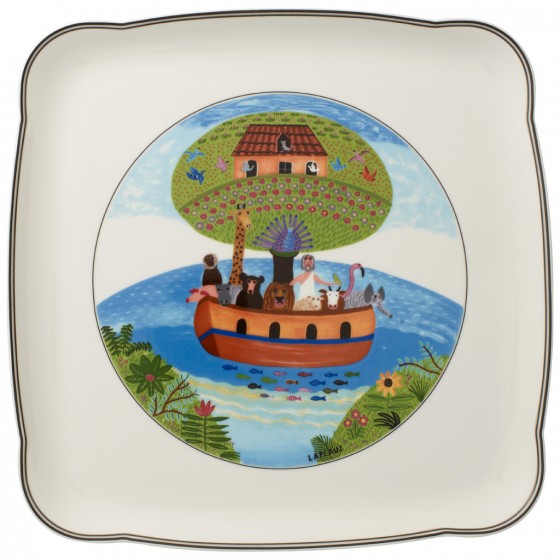 Villeroy & Boch Тарілка 30 см квадратна Charm Breakfast Design Naif | https://grandposuda.com.ua