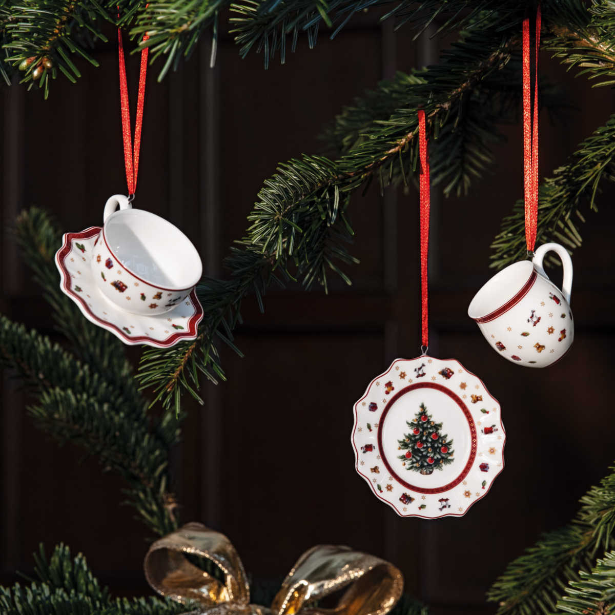 Villeroy & Boch Набор подвесок 6,3 см, 3 предмета, Toy's Delight | https://grandposuda.com.ua