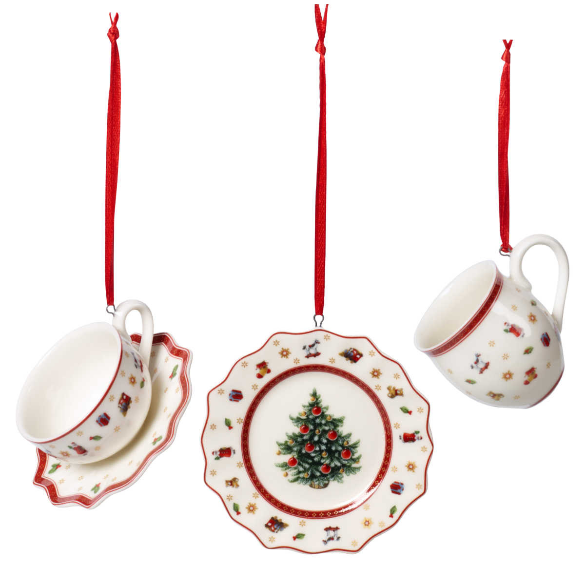 Villeroy & Boch Набор подвесок 6,3 см, 3 предмета, Toy's Delight | https://grandposuda.com.ua
