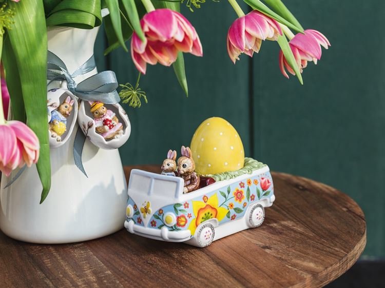 Villeroy & Boch Декоративная фигурка пасхальное авто Bunny Tales | https://grandposuda.com.ua