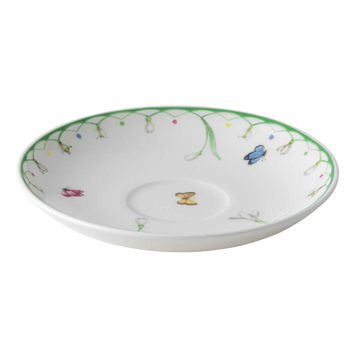 Villeroy & Boch Блюдце до чашки для мокко / еспрессо 12 см Colourful Spring | https://grandposuda.com.ua