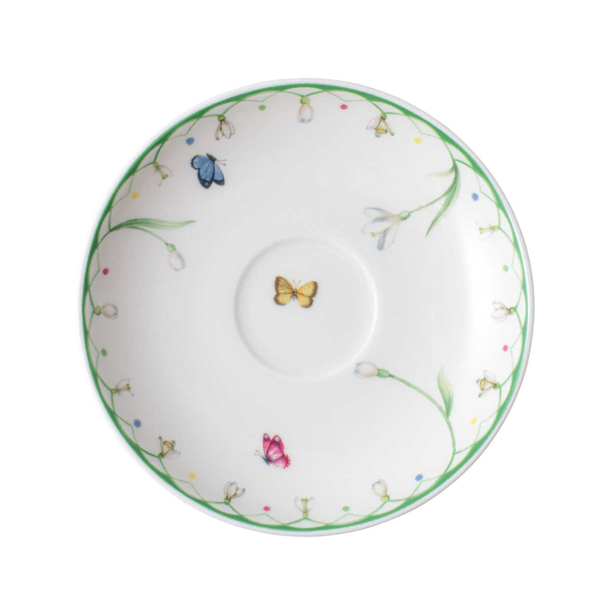 Villeroy & Boch Блюдце до чашки для мокко / еспрессо 12 см Colourful Spring | https://grandposuda.com.ua