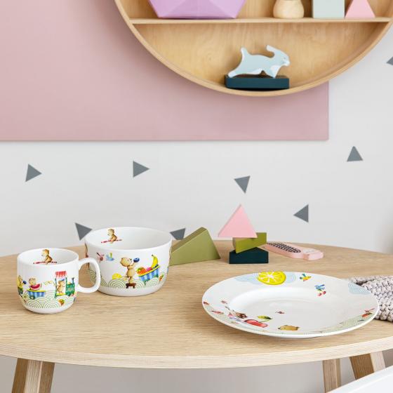 Villeroy & Boch Детский набор посуды 3 предмета в подарочной упаковке Hungry as a Bear | https://grandposuda.com.ua