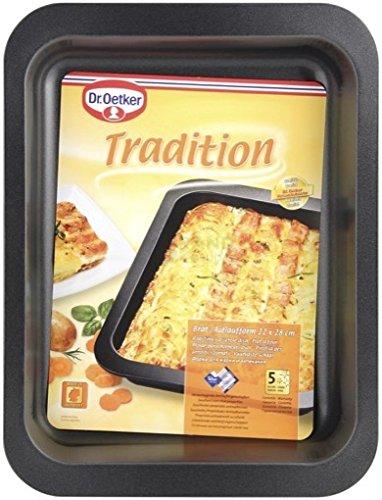 Dr. Oetker Форма для выпечки и жарки 25 x 32,5 x 5 см Tradition | https://grandposuda.com.ua