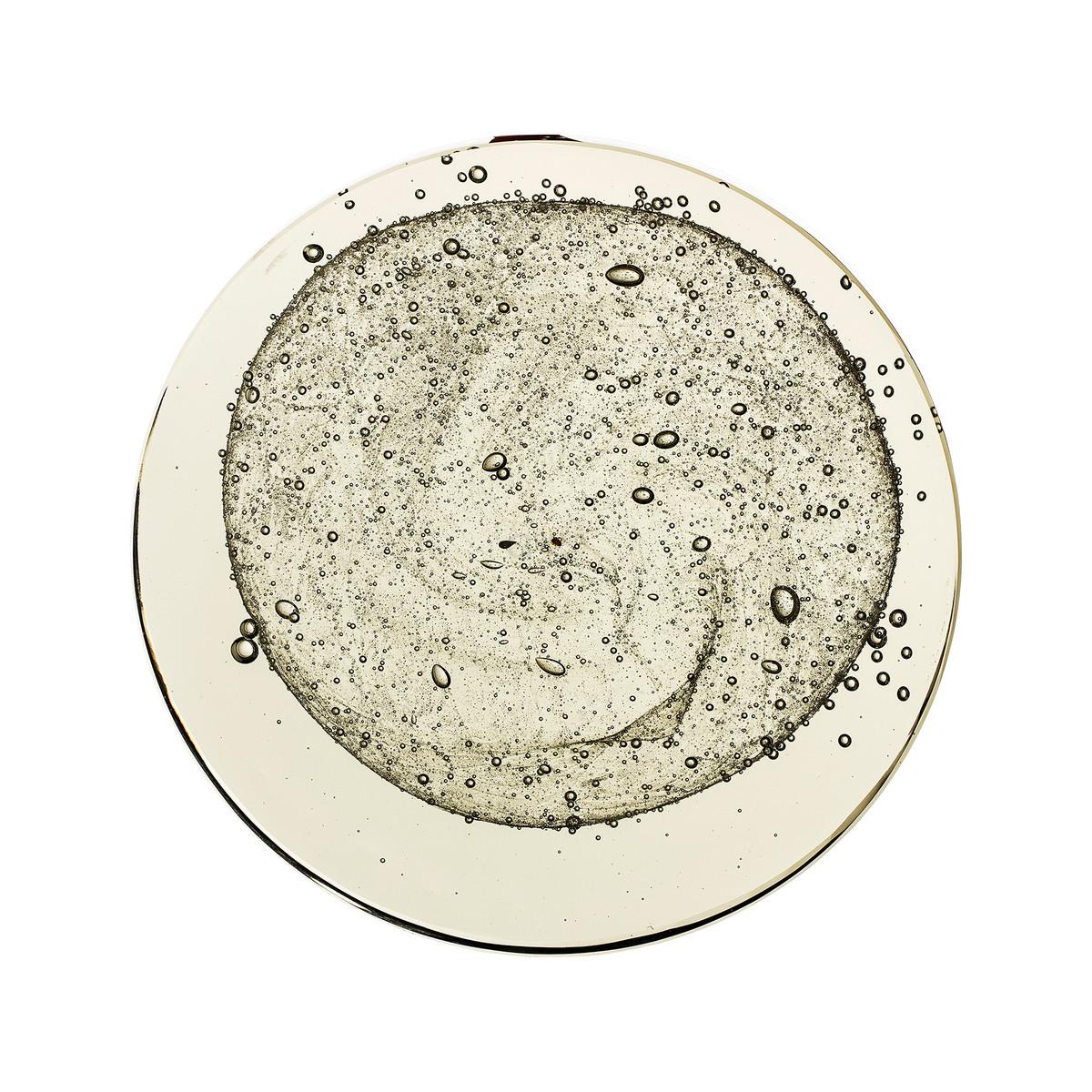 Bloomingville Подставка 2x20 см темно-зеленая Tablett Glas | https://grandposuda.com.ua