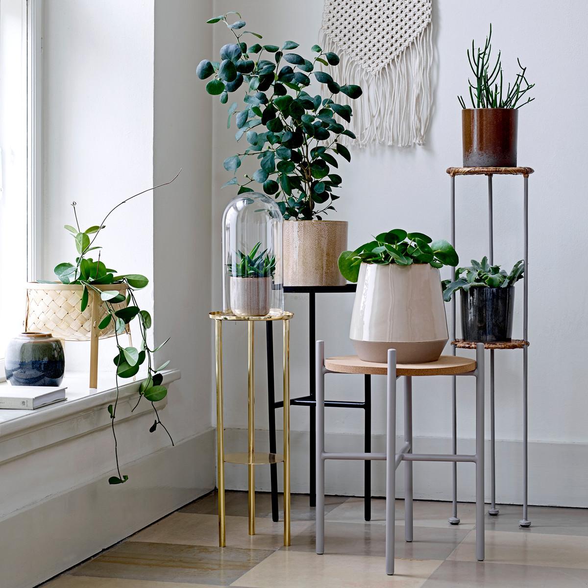 Bloomingville Ваза 14,5x14 см синя ніч Terrakotta Blumentopf | https://grandposuda.com.ua