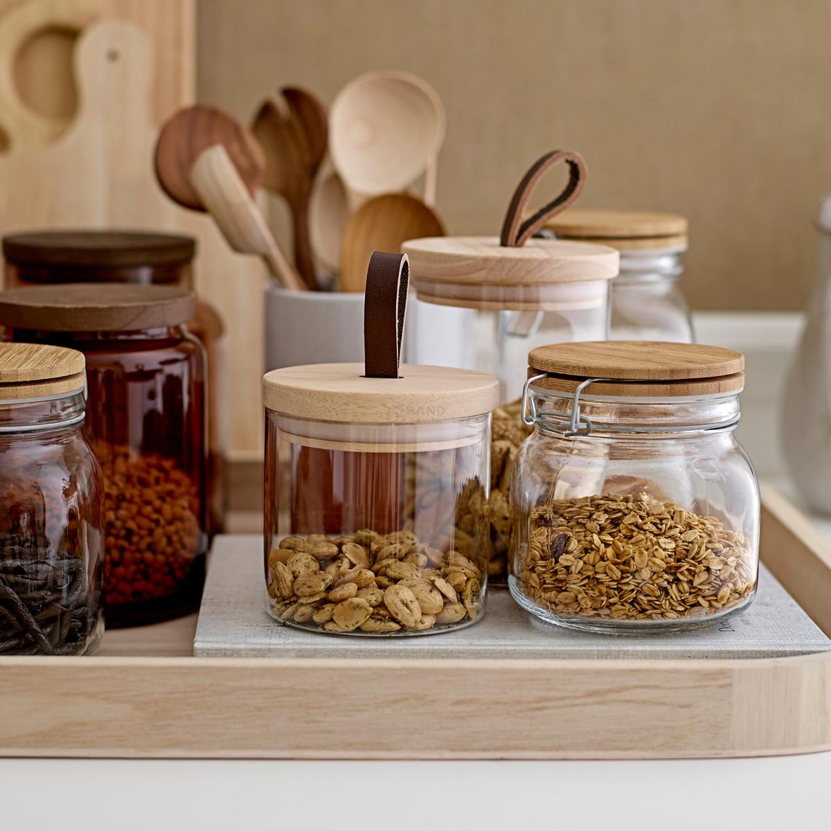Bloomingville Ємність для зберігання продуктів 17x11 см прозора Vorratsglas | https://grandposuda.com.ua
