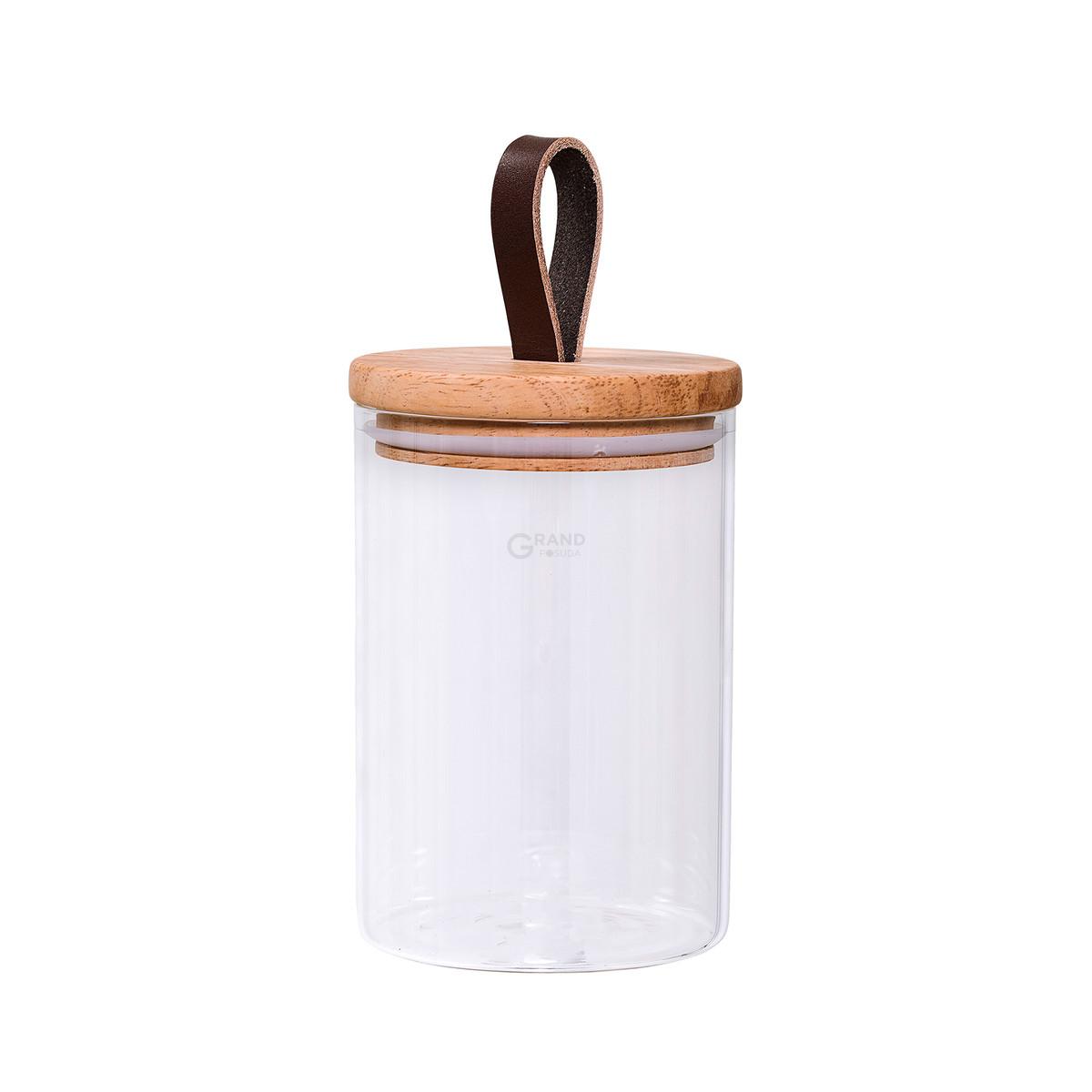 Bloomingville Ємність для зберігання продуктів 17x11 см прозора Vorratsglas | https://grandposuda.com.ua