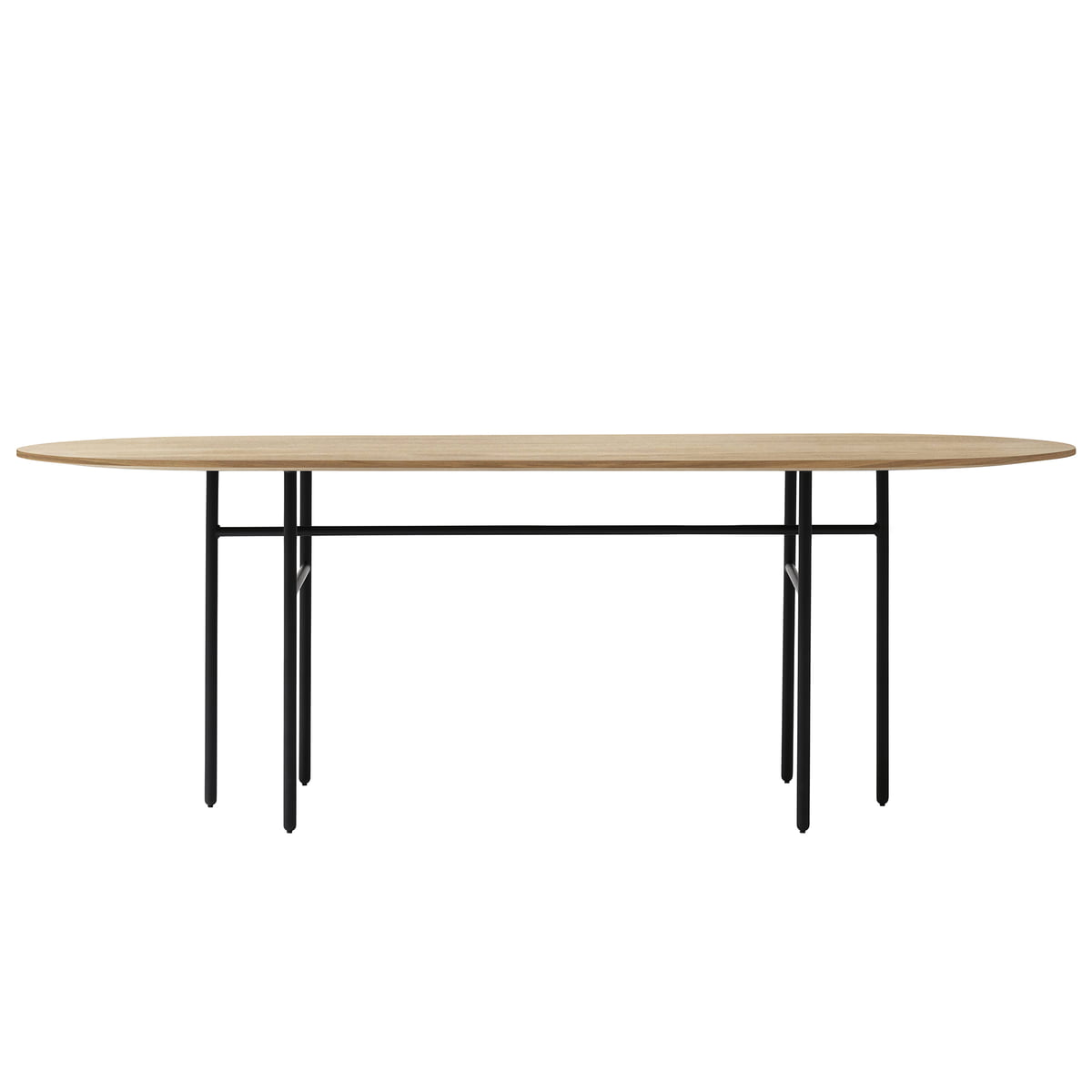 Стол 73x95x210 см черный/дуб Snaregade Menu | https://grandposuda.com.ua
