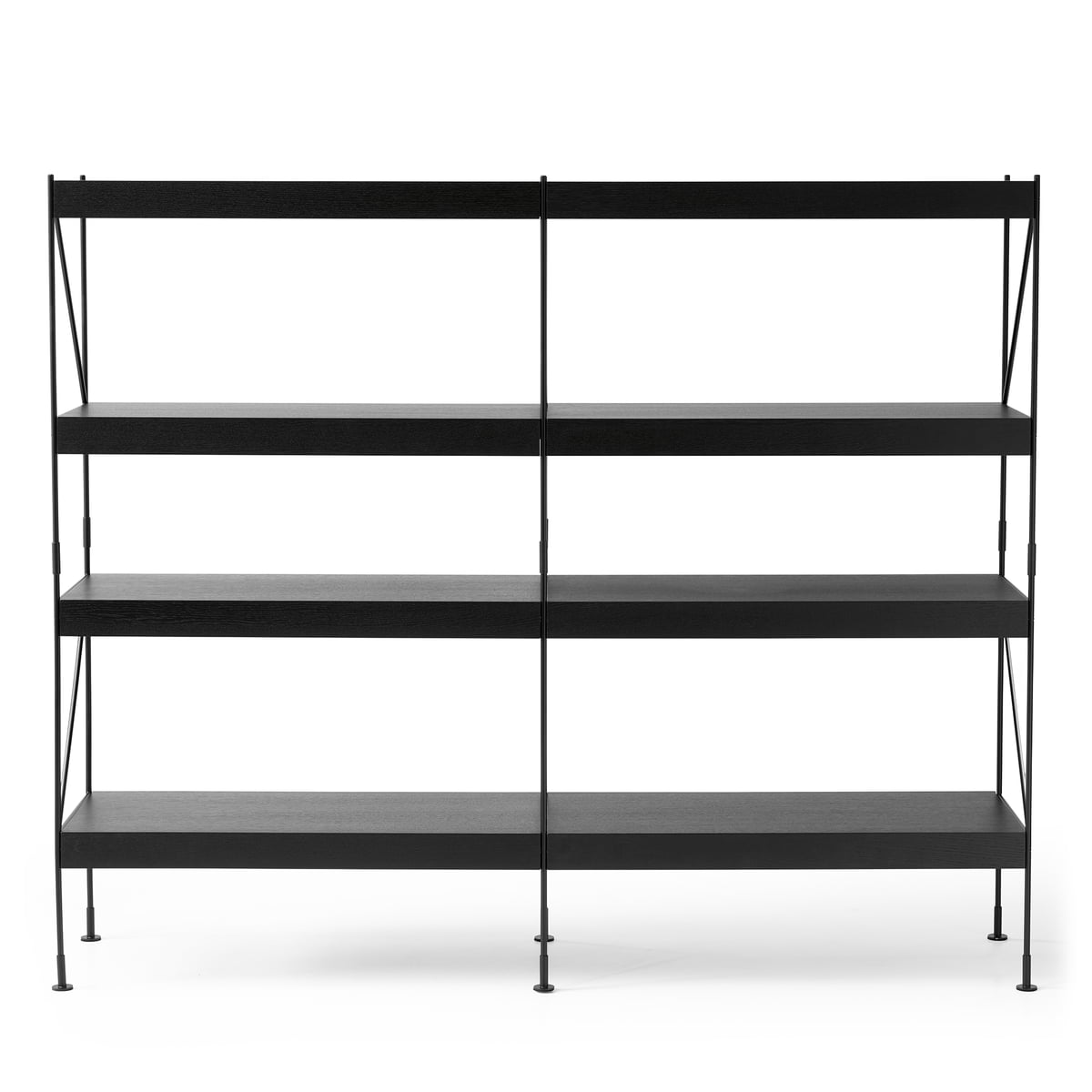 Модульная стеллажная система 75x40x92,4 см черная Zet Storing Menu | https://grandposuda.com.ua