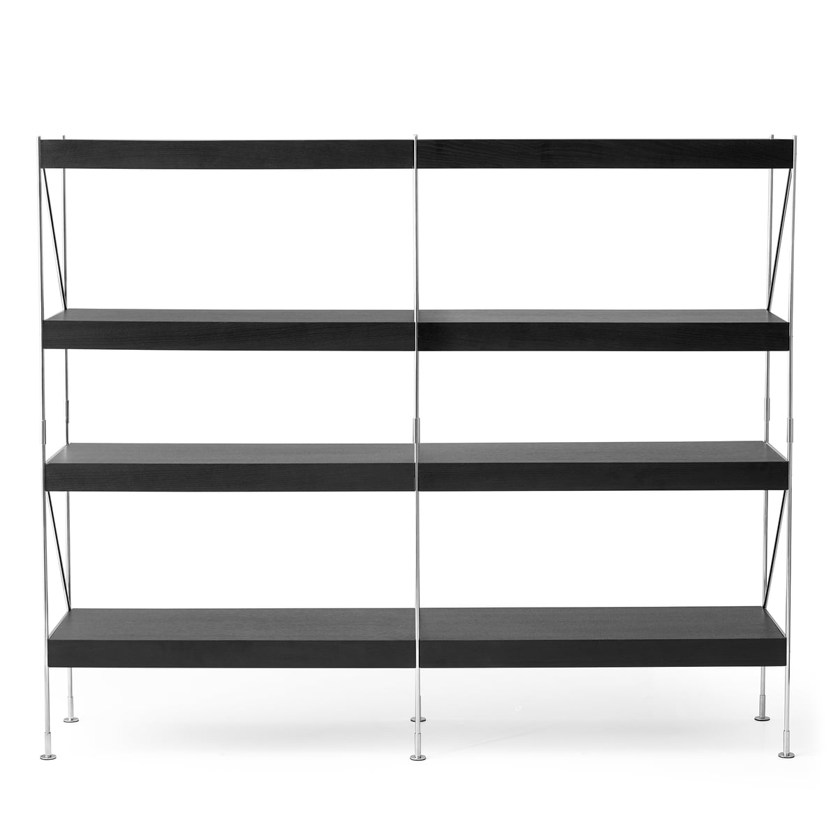 Модульная стеллажная система 75x40x92,4 см черная Zet Storing Menu | https://grandposuda.com.ua