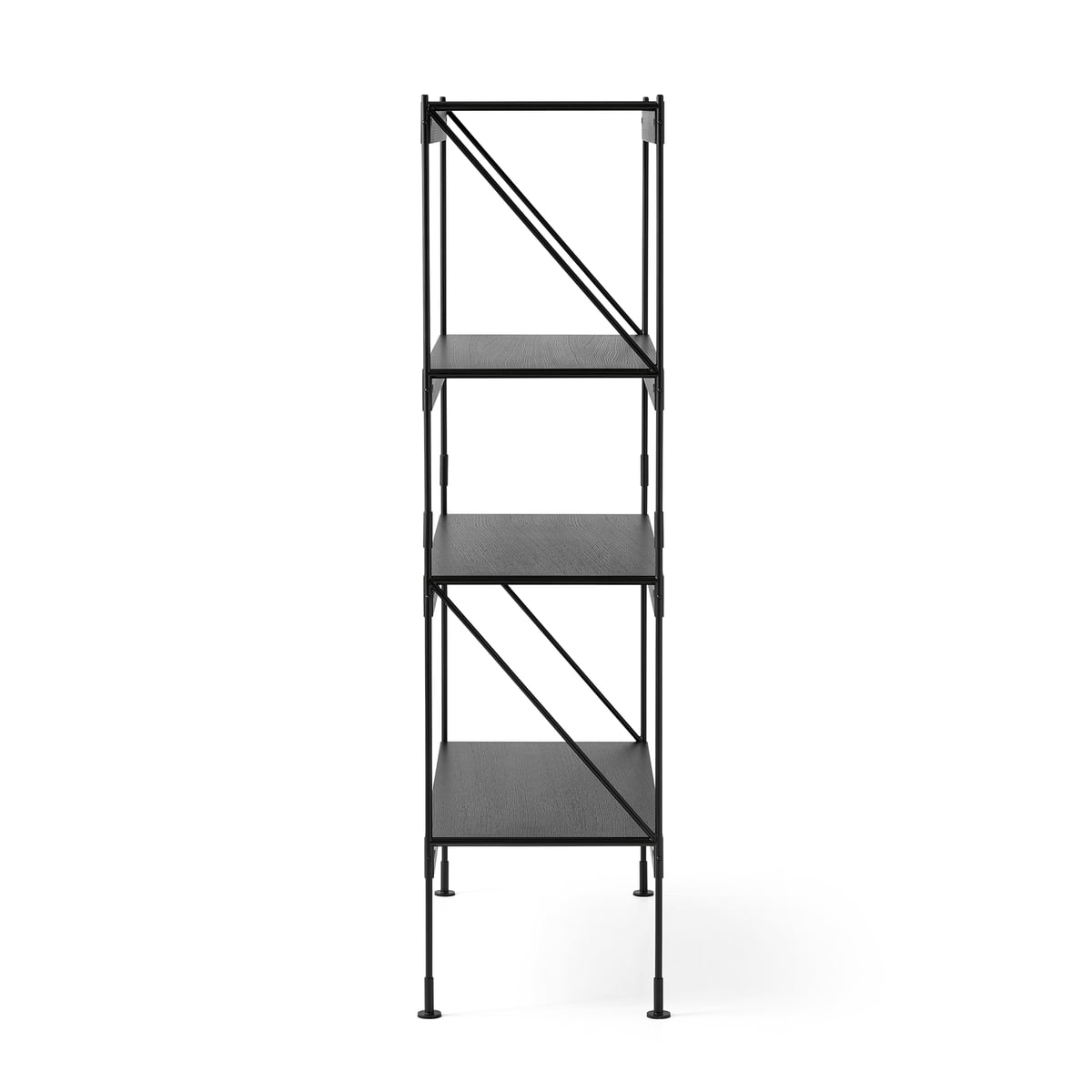 Модульная стеллажная система 75x40x92,4 см черная Zet Storing Menu | https://grandposuda.com.ua