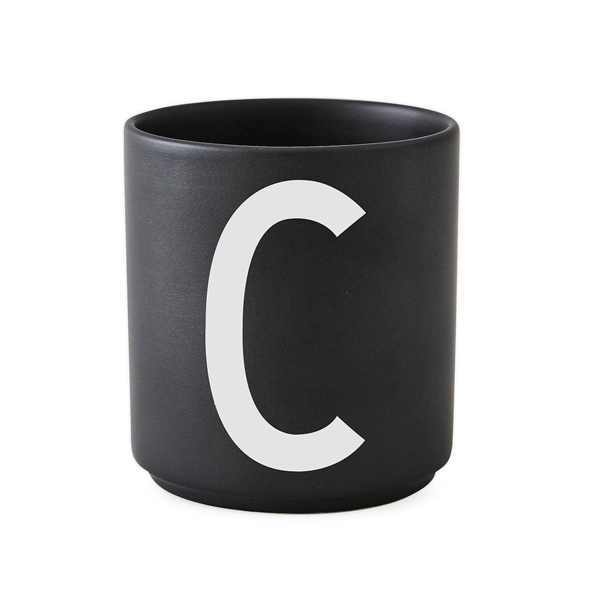 Design Letters Чашка C 325 мл черная AJ Porzellan Becher | https://grandposuda.com.ua