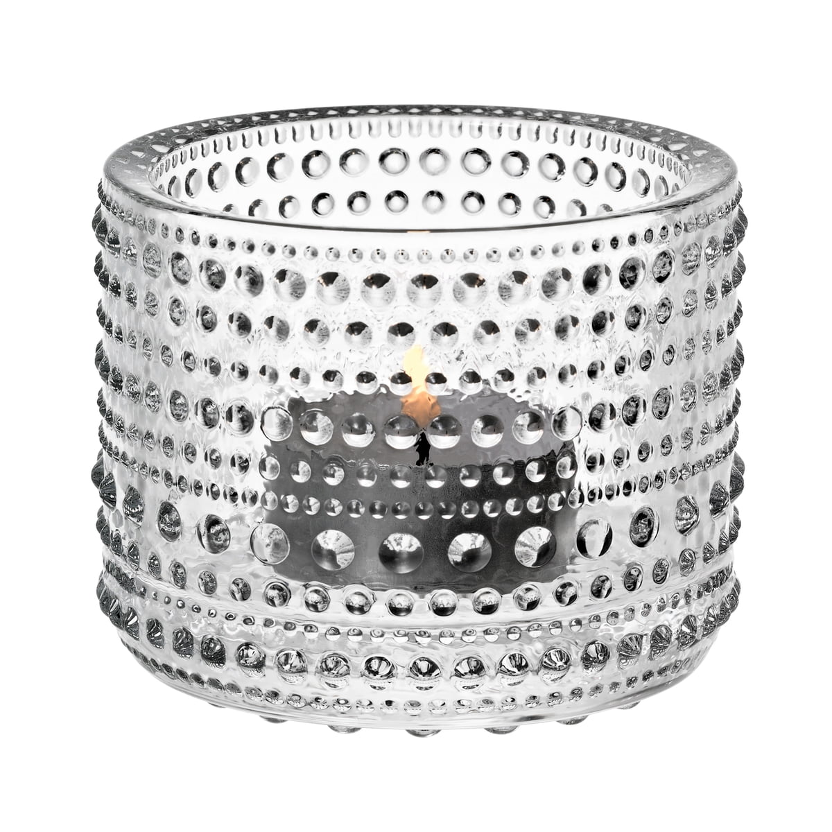Iittala Підсвічник 6,4х7,7 см синій Kastehelmi | https://grandposuda.com.ua