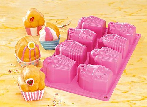 Dr. Oetker Форма для випікання капкейков силіконова Flexxibel | https://grandposuda.com.ua