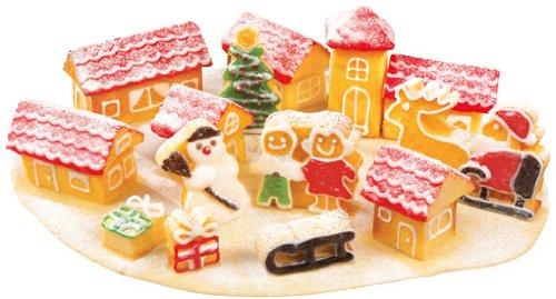 Dr. Oetker Форма для випікання 3D кексів Зимова казка силіконова Weihnachtskollektion | https://grandposuda.com.ua