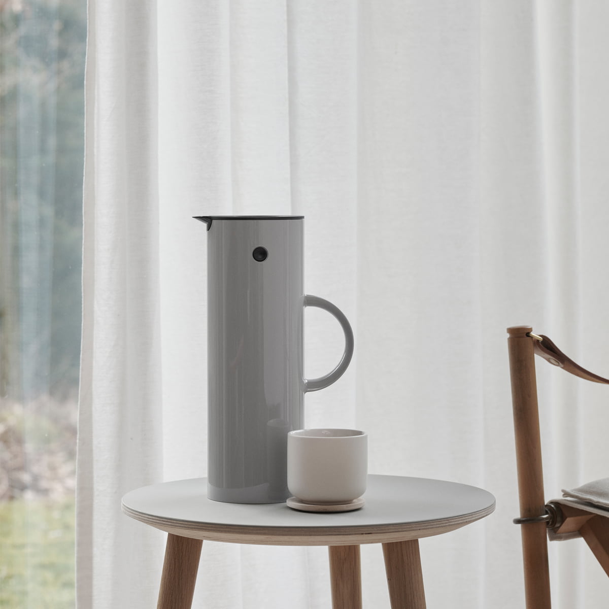 Термокувшин 1 л оранжевый EM 77 Stelton | https://grandposuda.com.ua