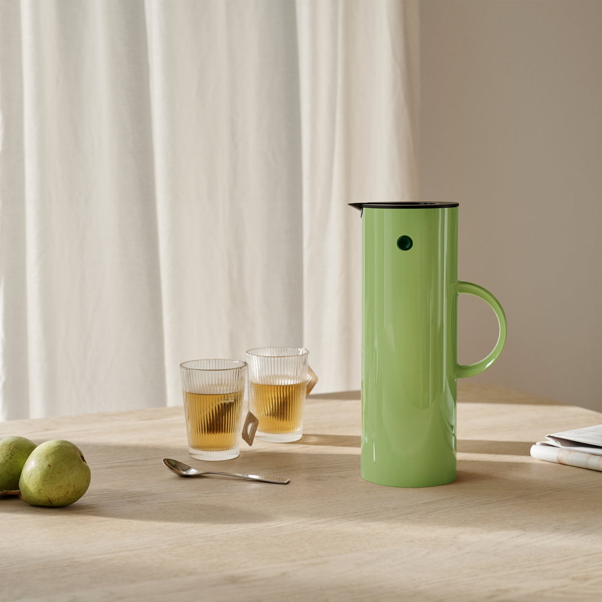 Термокувшин 1 л оранжевый EM 77 Stelton | https://grandposuda.com.ua