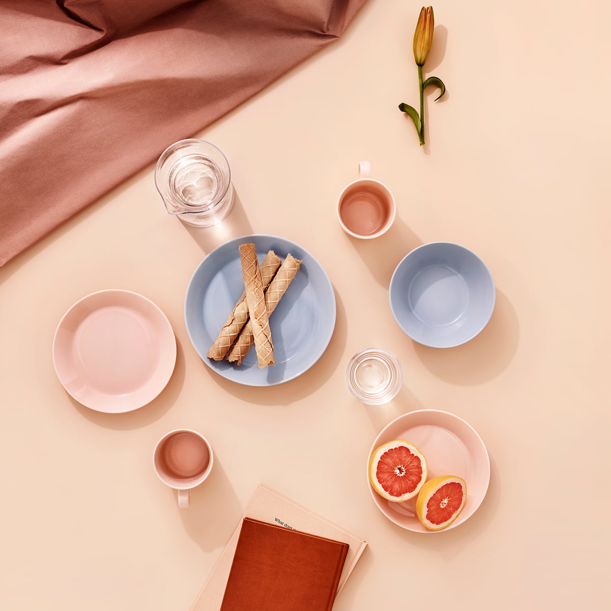 Iittala Тарілка Ø 21 см пудровая Teema | https://grandposuda.com.ua