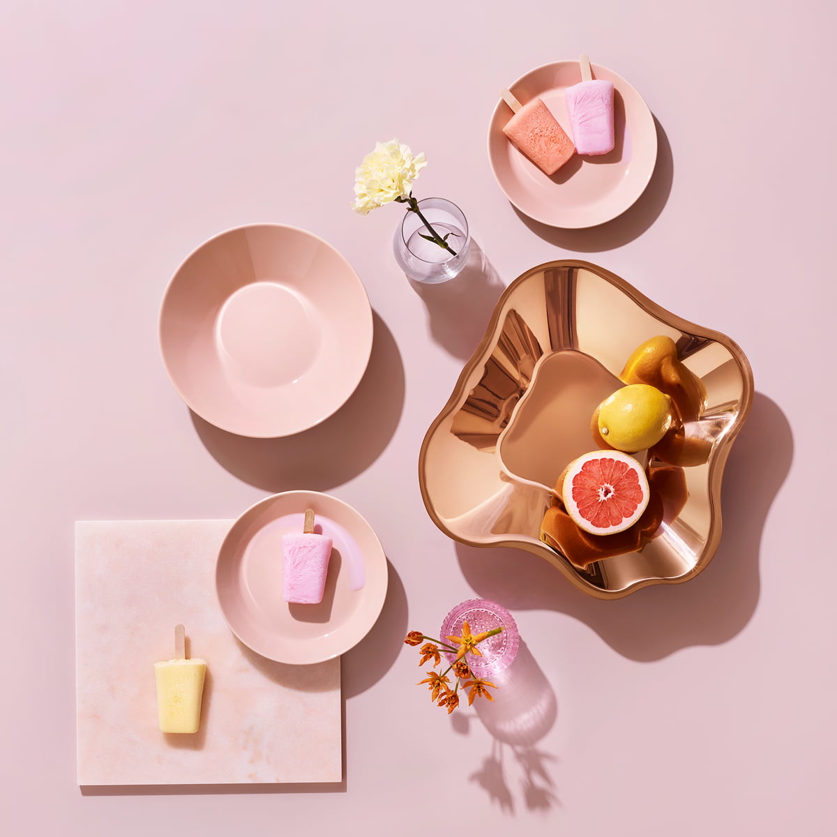 Iittala Тарілка Ø 21 см пудровая Teema | https://grandposuda.com.ua