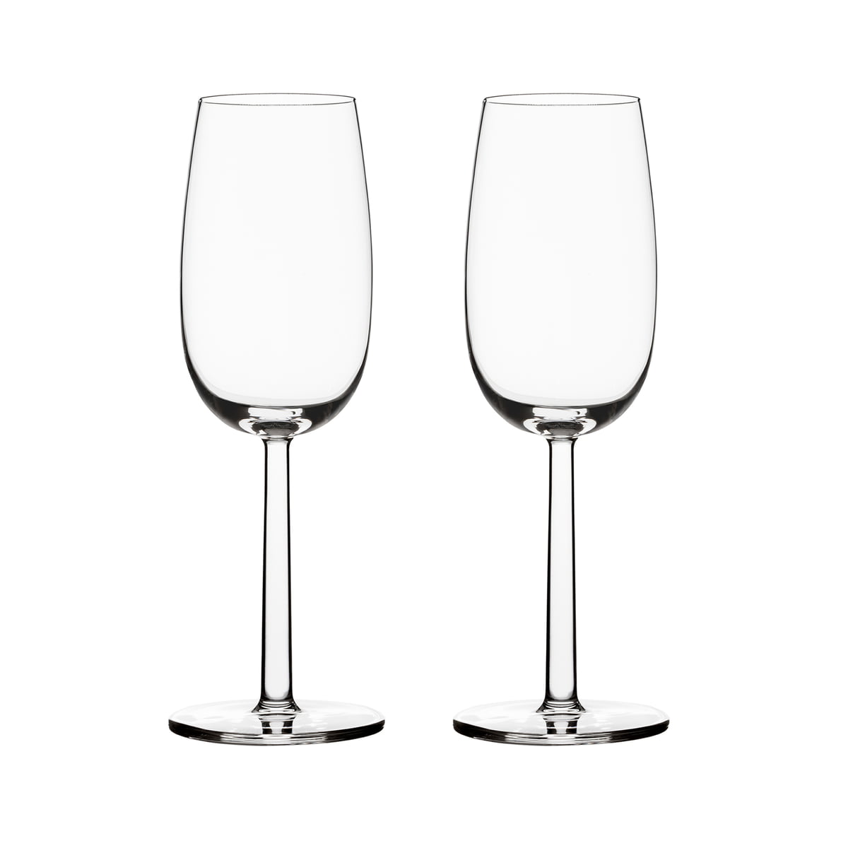 Iittala Келихи для шампанського 240 мл прозорі 2 предмета Raami | https://grandposuda.com.ua