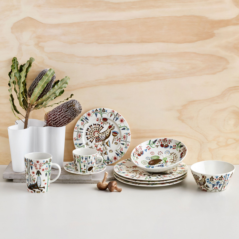 Iittala Тарелка глубокая Ø 20 см белая Siimes Taika | https://grandposuda.com.ua