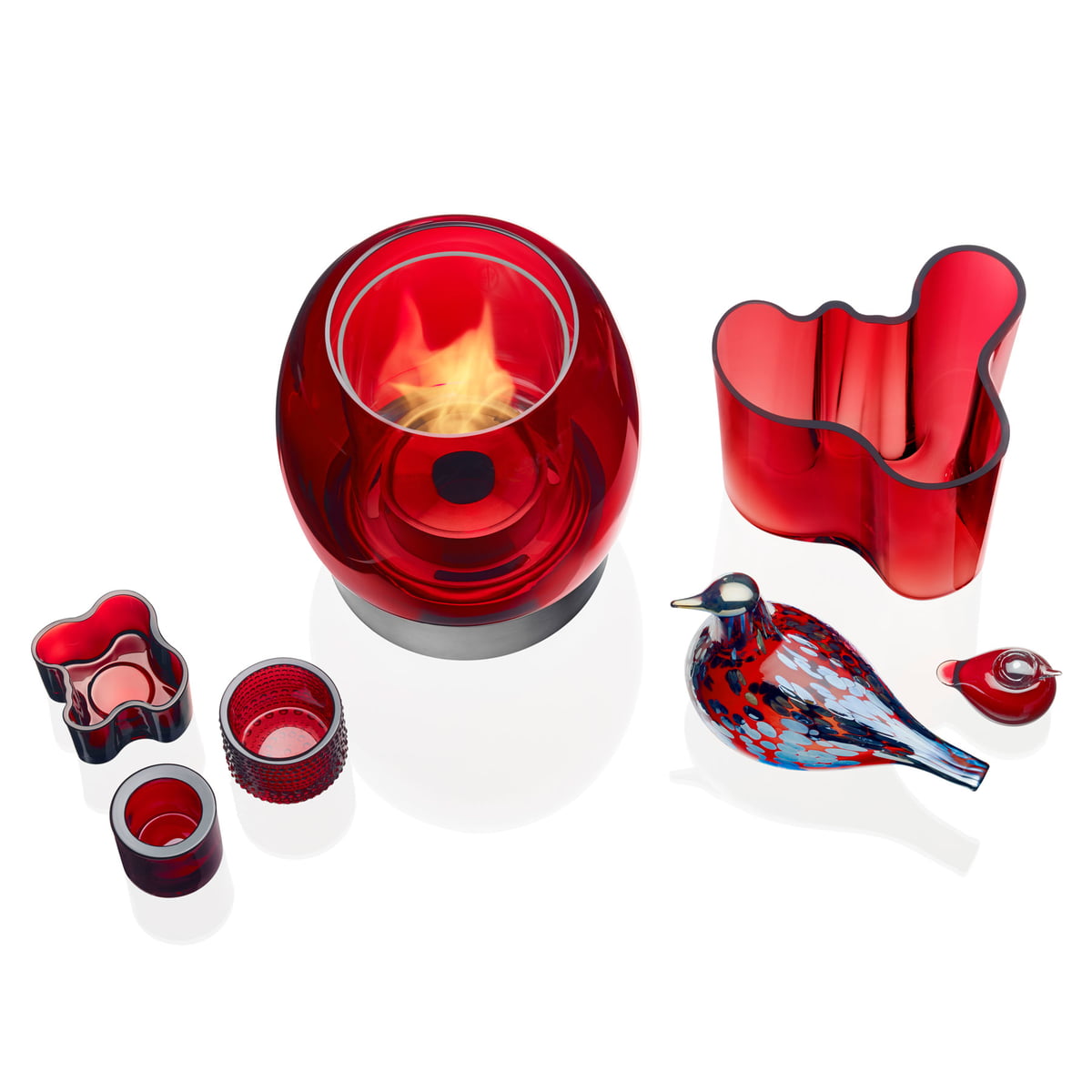 Iittala Підсвічник 6,4х7,7 см морська хвиля Kastehelmi | https://grandposuda.com.ua