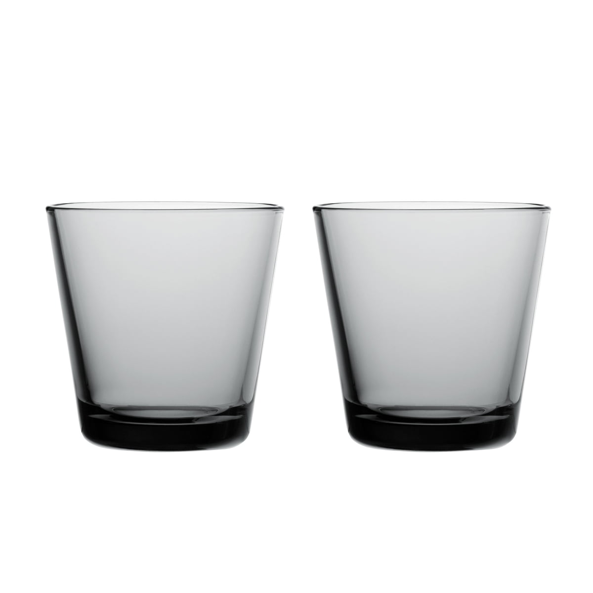 Iittala Склянки 210 мл сірі 2 предмета Kartio | https://grandposuda.com.ua