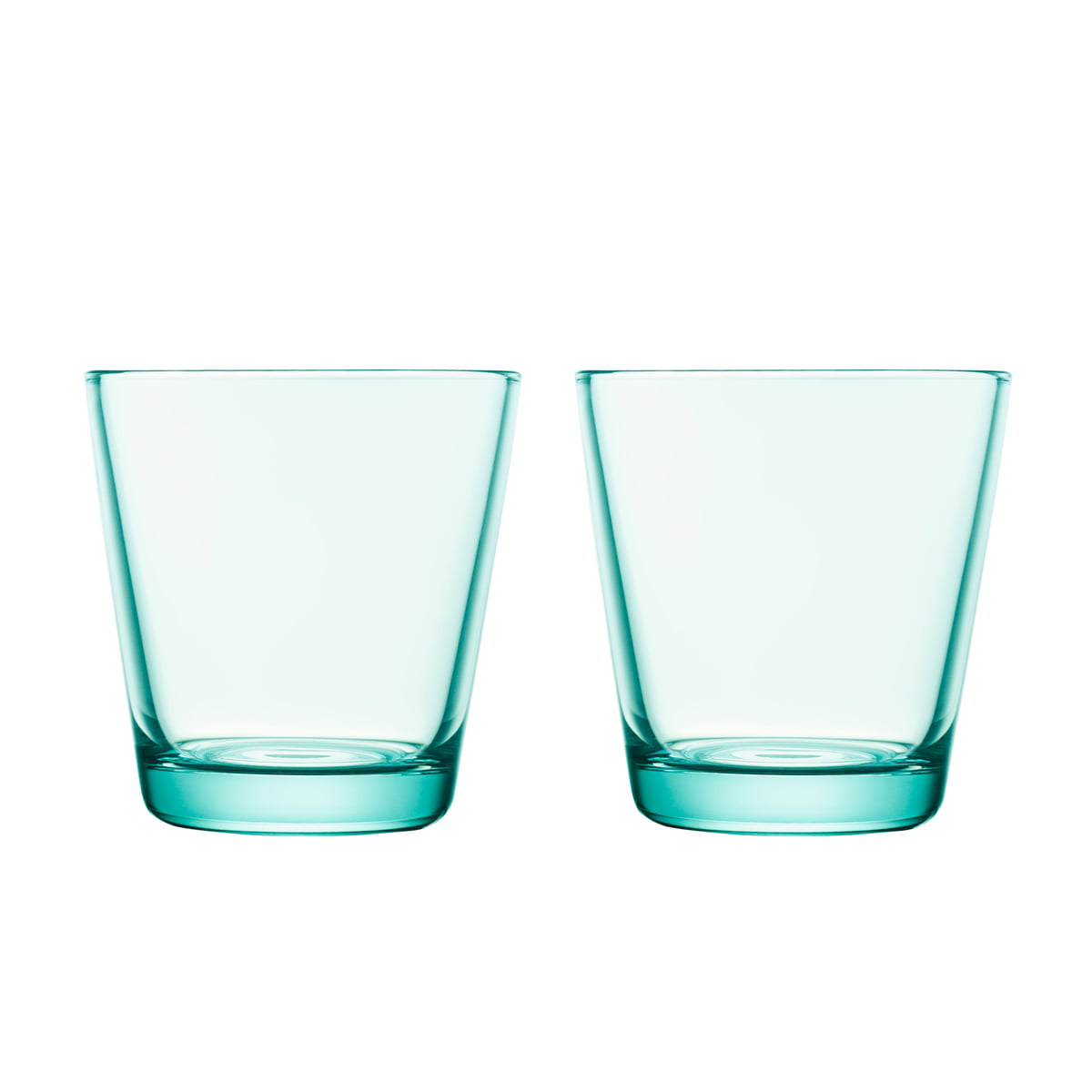Iittala Склянки 210 мл світло-зелені 2 предмета Kartio | https://grandposuda.com.ua