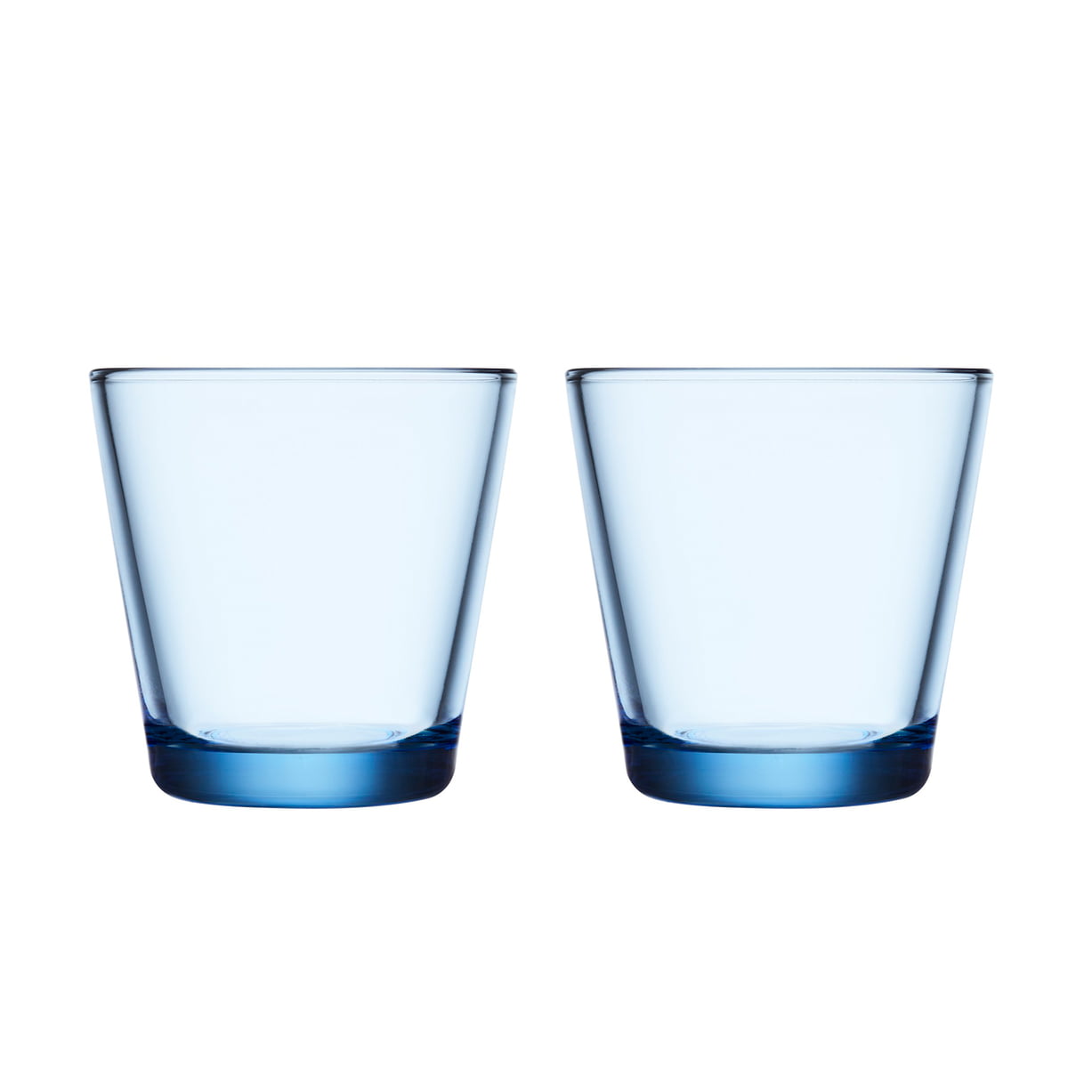 Iittala Склянки 210 мл прозорі сині 2 предмета Kartio | https://grandposuda.com.ua